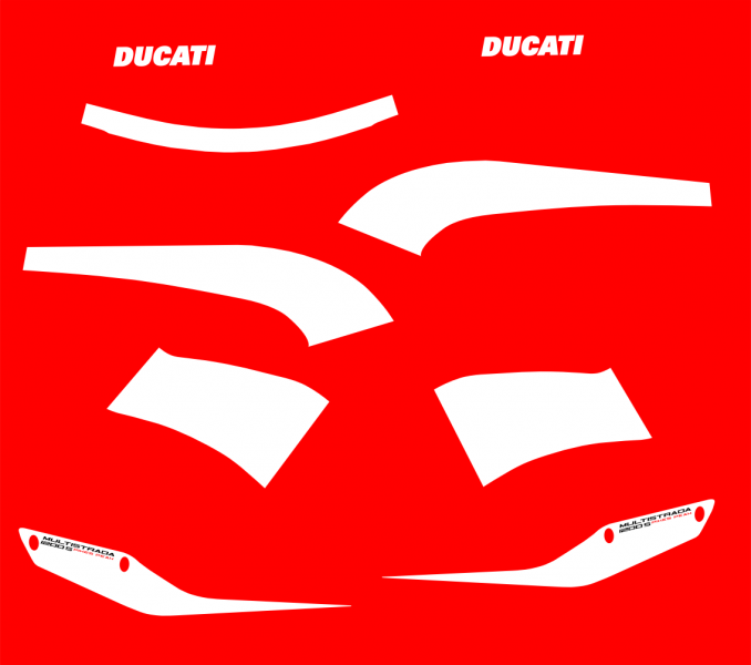 decal sticker kit Pikes Peak for Ducati Multistrada 1200 eBay